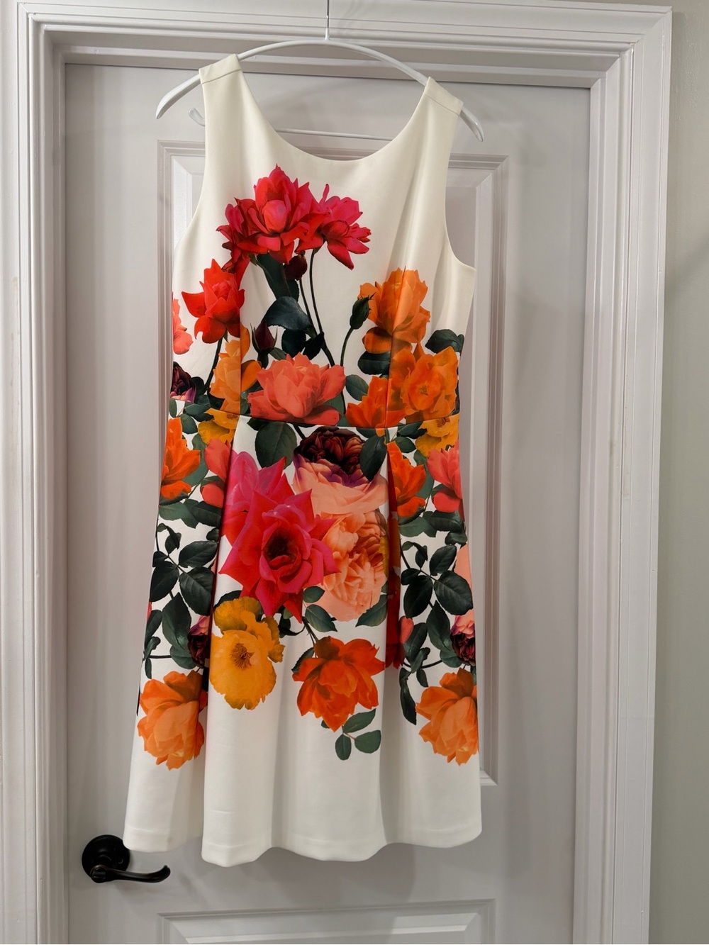 Dress Barn Floral Fit and Flare Dress size 14